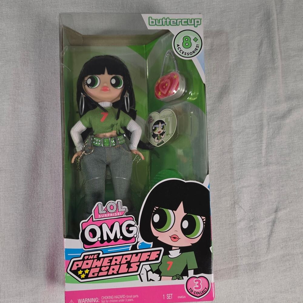 L.O.L. Surprise! OMG Buttercup Powerpuff Girls Doll New